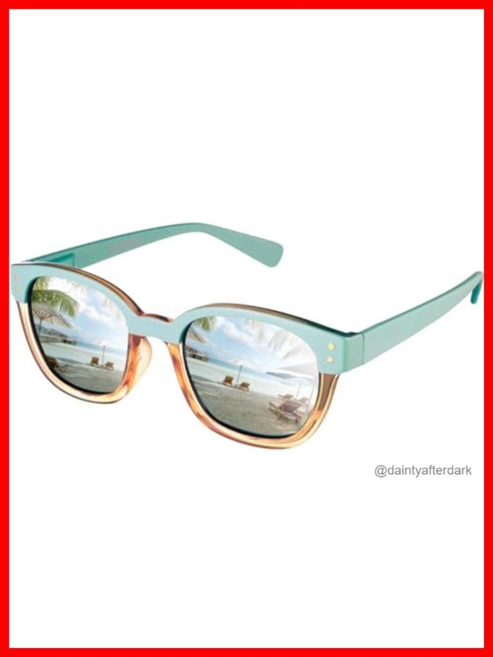 Polarized Retro Square UV400 Sunglasses Full Frame Flex Hinge